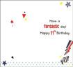 Picture of 11 TODAY BIRTHDAY CARD